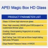 iPhone 17 Pro Max prémium fekete keretes üvegfólia felhelyező kere- 6 kép