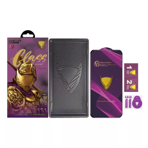 Samsung Galaxy S26 OG Purple Big Curved kijelzővédő fólia fekete k- 2 kép