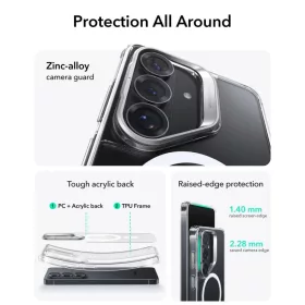 Samsung Galaxy S26 Classic Hybrid Kickstand Magsafe Prémium átlátsz-4894240295977 2 kép