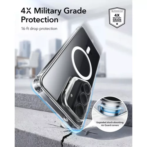 Samsung Galaxy S26 Classic Hybrid Kickstand Magsafe Prémium átlátsz-4894240295977 5 kép