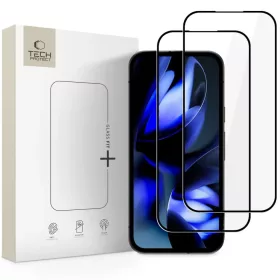   Google Pixel 9A / 10A fekete üvegfólia Tech-protect Glass Fit+ 2-pack