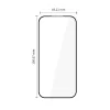 Google Pixel 9A / 10A fekete üvegfólia Tech-protect Glass Fit+ 2-pac-5906302392827 2 kép