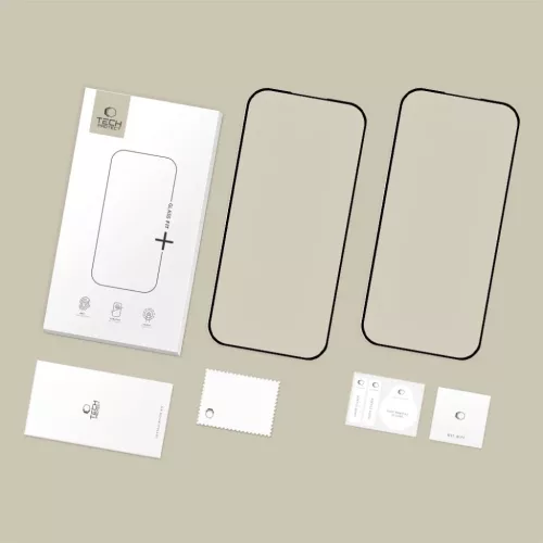 Google Pixel 9A / 10A fekete üvegfólia Tech-protect Glass Fit+ 2-pac-5906302392827 7 kép