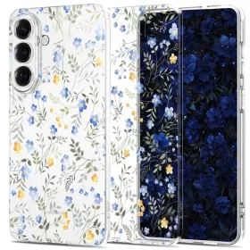 Samsung Galaxy S26 tok Tech-Protect FlexAir virág minta