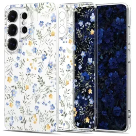   Samsung Galaxy S26 Ultra tok Tech-Protect FlexAir Kerti Virágok tok