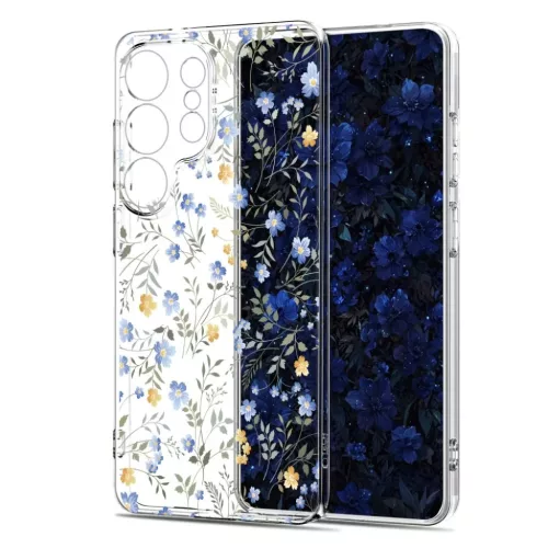 Samsung Galaxy S26 Ultra tok Tech-Protect FlexAir Kerti Virágok tok-5906302390038 2 kép