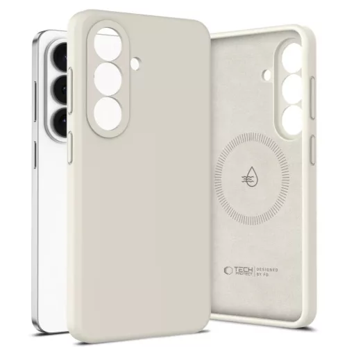 Samsung Galaxy S26 Tech-protect Silicone Magsafe tok Beż színű-5906302390304 2 kép