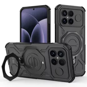   Xiaomi Poco F8 Ultra Tech-protect Tacticstand Magsafe tok - Fekete matt