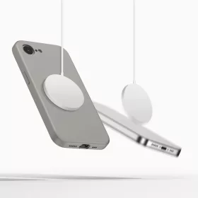 iPhone 16e / 17e Tech-Protect Silicone Magsafe tok, Szürke-5906302392766 2 kép
