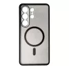 Samsung Galaxy S26 Ultra tok Clear Mag Cover kompatibilis MagSafe (kamera védelem) fekete csillogás tok