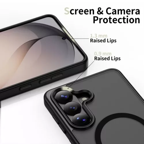 Samsung Galaxy S26 Tech-protect Magmat Magsafe tok Fekete matt-5906302390076 5 kép