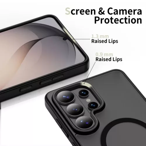 Samsung Galaxy S26 Ultra Tech-protect Magmat Magsafe tok, Matte Black -5906302390090 4 kép