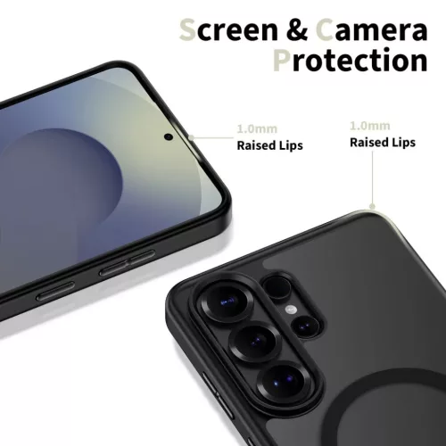Samsung Galaxy S26 Ultra Tech-protect Magpeak Magsafe tok Matte Black-5906302390595 4 kép