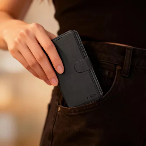 Samsung Galaxy S26 Ultra Tech-Protect Wallet fekete tok-5906302390359 6 kép