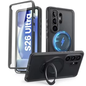 Samsung Galaxy S26 Ultra Supcase Cosmo Mag Magsafe tok, Fagyos Fekete-843439160934 1 kép