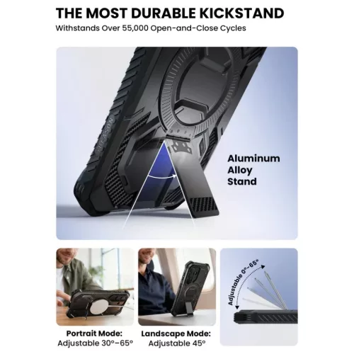 Samsung Galaxy S26 Supcase Iblsn Armorbox Mag Magsafe tok Fekete-843439160965 4 kép
