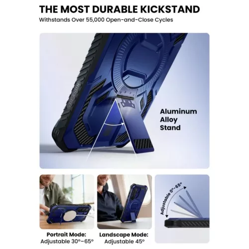 Samsung Galaxy S26 Supcase Iblsn Armorbox Mag Magsafe tok Kobalt-843439160972 4 kép