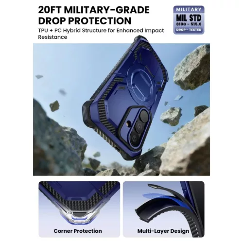 Samsung Galaxy S26 Supcase Iblsn Armorbox Mag Magsafe tok Kobalt-843439160972 6 kép