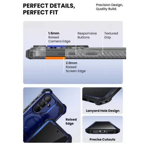 Samsung Galaxy S26 Supcase Iblsn Armorbox Mag Magsafe tok Kobalt-843439160972 9 kép