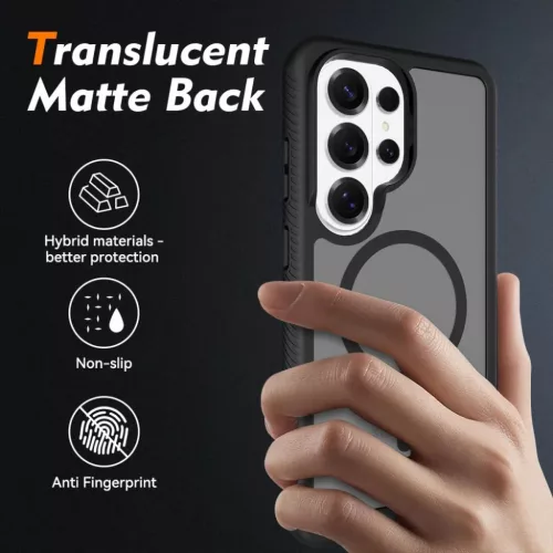 Samsung Galaxy S26 Ultra Tech-protect Defense Magsafe tok, Matte Black-5906302390236 4 kép
