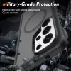 Samsung Galaxy S26 Ultra Tech-protect Defense Magsafe tok, Matte Black-5906302390236 5 kép