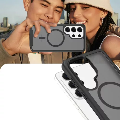 Samsung Galaxy S26 Ultra Tech-protect Defense Magsafe tok, Matte Black-5906302390236 6 kép