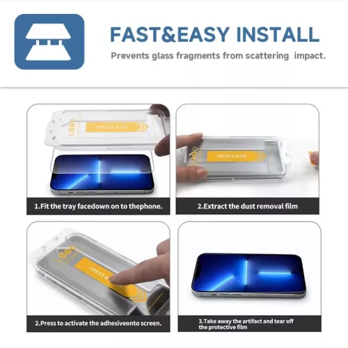 Samsung Galaxy S26 prémium üvegfólia felhelyező kerettel, ujjlenyo- 2 kép