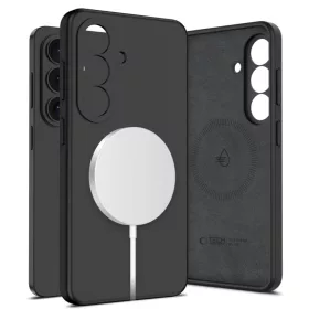 Samsung Galaxy S26 Tech-protect Silicone Magsafe tok Fekete-5906302390243 1 kép