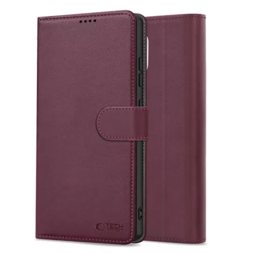 Samsung Galaxy S26 Tech-protect Wallet tok Bordó-5906302390366 3 kép