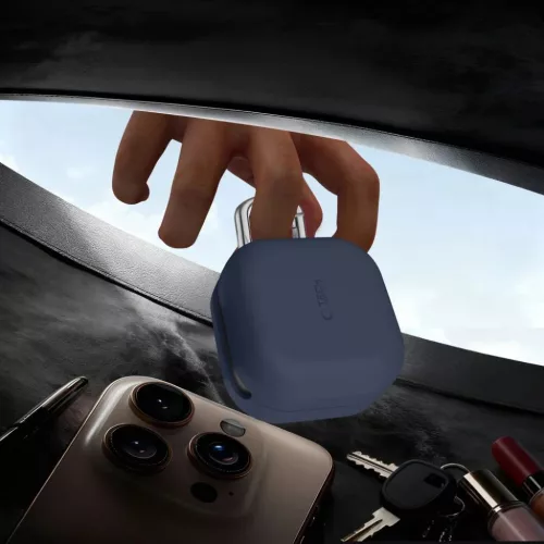 Samsung Galaxy Buds 4 / 4 Pro Tech-protect Silicone Hook tok fekete-5906302392865 5 kép