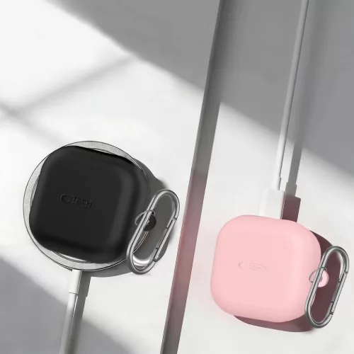 Samsung Galaxy Buds 4 / 4 Pro Tech-protect Silicone Hook tok fekete-5906302392865 6 kép