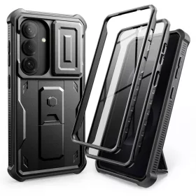   Samsung Galaxy S26 Fekete Tech-Protect Kevlar Cam+ 2-készlet tok