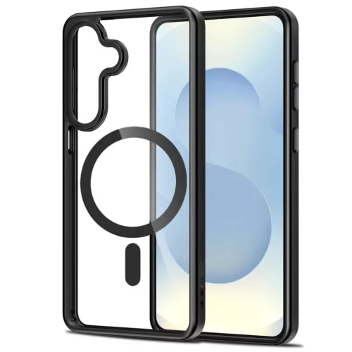 Samsung Galaxy S26 Tech-protect Magmat Magsafe tok Czarno-Przezroczyst-5906302390106 2 kép