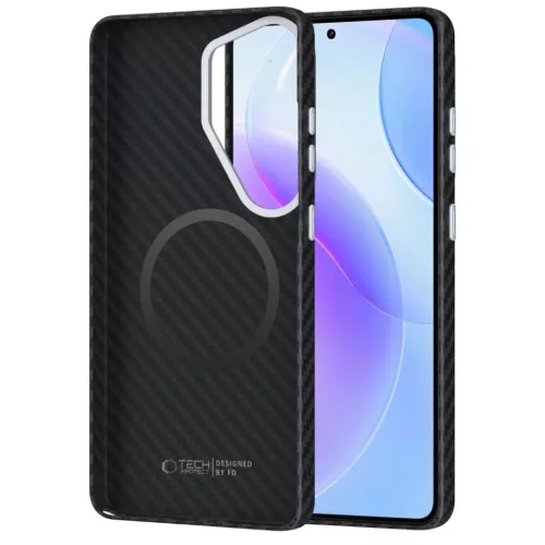 Samsung Galaxy S26 Ultra Tech-protect Ion Carbon Magsafe tok Fekete/Ez-5906302390526 2 kép