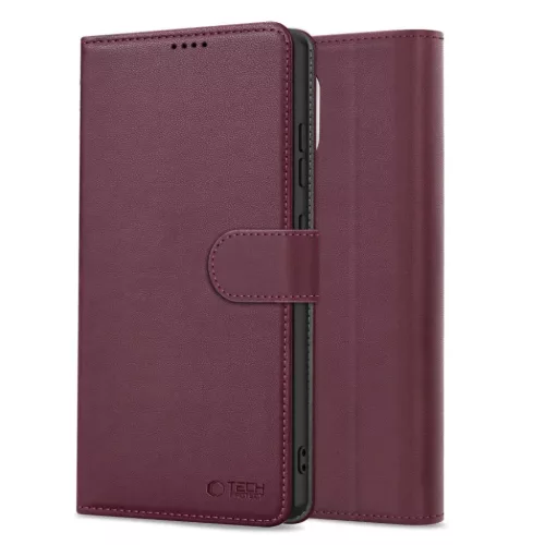  Samsung Galaxy A57 Bordó Tech-protect Wallet tok-5906302392377 2 kép