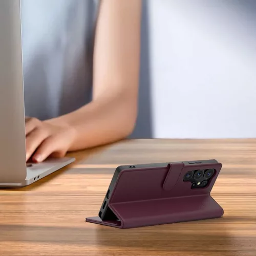  Samsung Galaxy A57 Bordó Tech-protect Wallet tok-5906302392377 8 kép