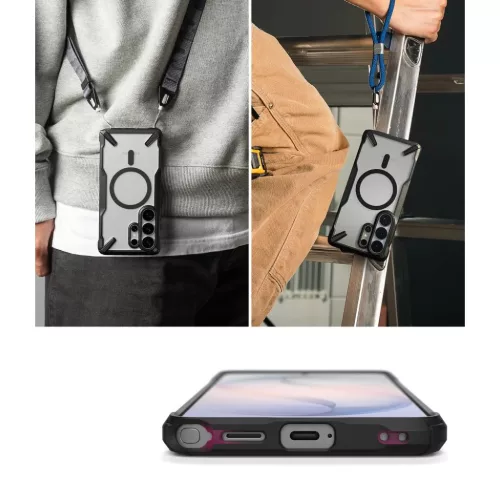 Samsung Galaxy S26 Ultra Ringke Fusion X Magnetic Magsafe tok Fekete-8800328814660 7 kép