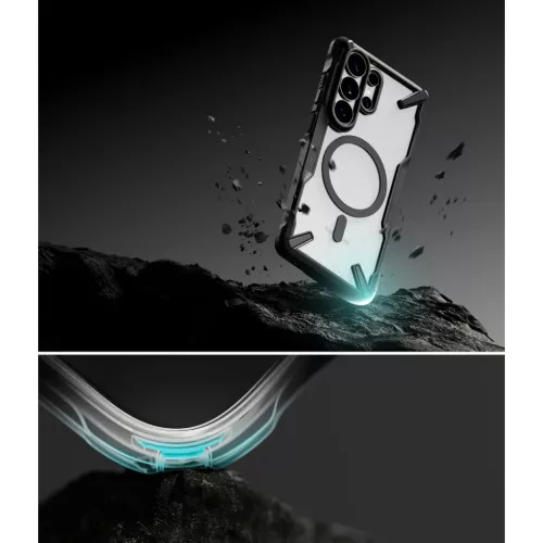 Samsung Galaxy S26 Ultra Ringke Fusion X Magnetic Magsafe tok Fekete-8800328814660 8 kép