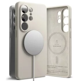   Samsung Galaxy S26 Ultra Ringke Silicone Magnetic Magsafe tok Beż