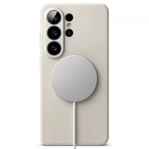 Samsung Galaxy S26 Ultra Ringke Silicone Magnetic Magsafe tok Beż-8800328814752 4 kép