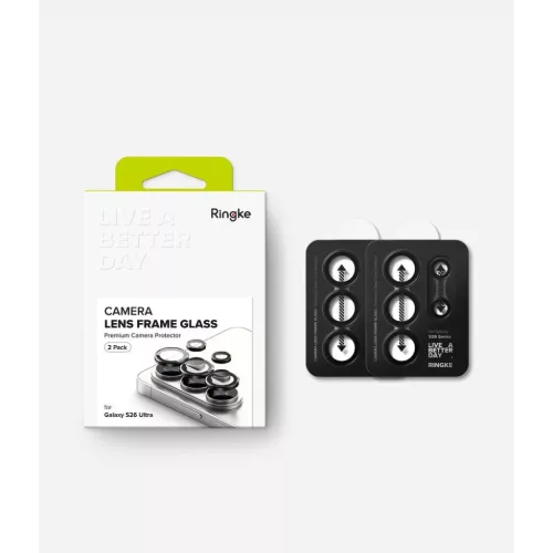 Samsung Galaxy S26 Ultra Ringke Camera Frame Protector 2-csomag Fekete-8800328814943 7 kép