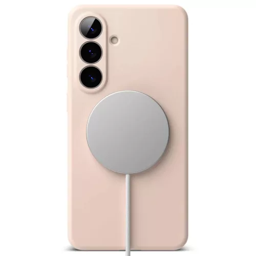Samsung Galaxy S26 Plus tok Ringke Silicone Mágneses Magsafe Rózsasz-8800328815308 4 kép