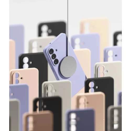 Samsung Galaxy S26 Plus Ringke Szilikon Mágneses MagSafe tok Fénylil-8800328815247 7 kép