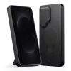 Samsung Galaxy S26 Tech-protect Kevlar Aura Magsafe tok Czarno-Pomara�-5906302352401 2 kép
