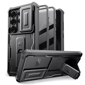   Samsung Galaxy S26 Ultra Tech-protect Kevlar Cam+ 2-set fekete tok