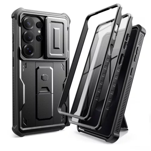 Samsung Galaxy S26 Ultra Tech-protect Kevlar Cam+ 2-set fekete tok-5906302352418 2 kép