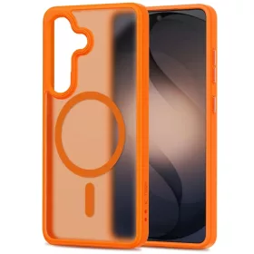 Samsung Galaxy S26 Tech-protect Magmat Magsafe tok Matte Orange / Tok-5906302390748 2 kép