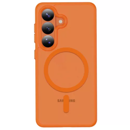 Samsung Galaxy S26 Tech-protect Magmat Magsafe tok Matte Orange / Tok-5906302390748 3 kép