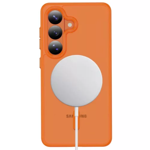 Samsung Galaxy S26 Tech-protect Magmat Magsafe tok Matte Orange / Tok-5906302390748 4 kép