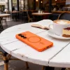 Samsung Galaxy S26 Tech-protect Magmat Magsafe tok Matte Orange / Tok-5906302390748 6 kép